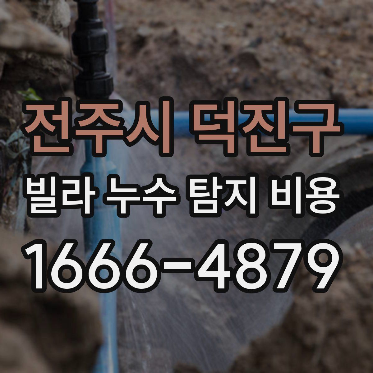 전주시 덕진구 빌라 누수 탐지 비용