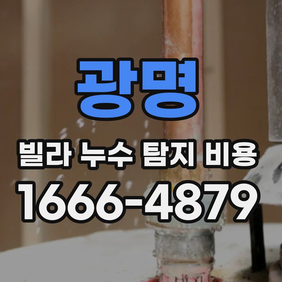 광명 빌라 누수 탐지 비용