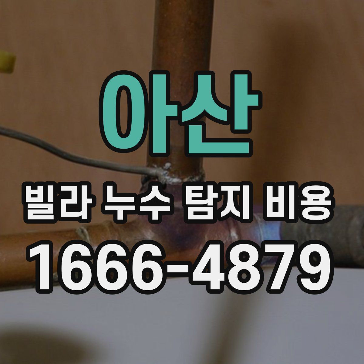 아산 빌라 누수 탐지 비용