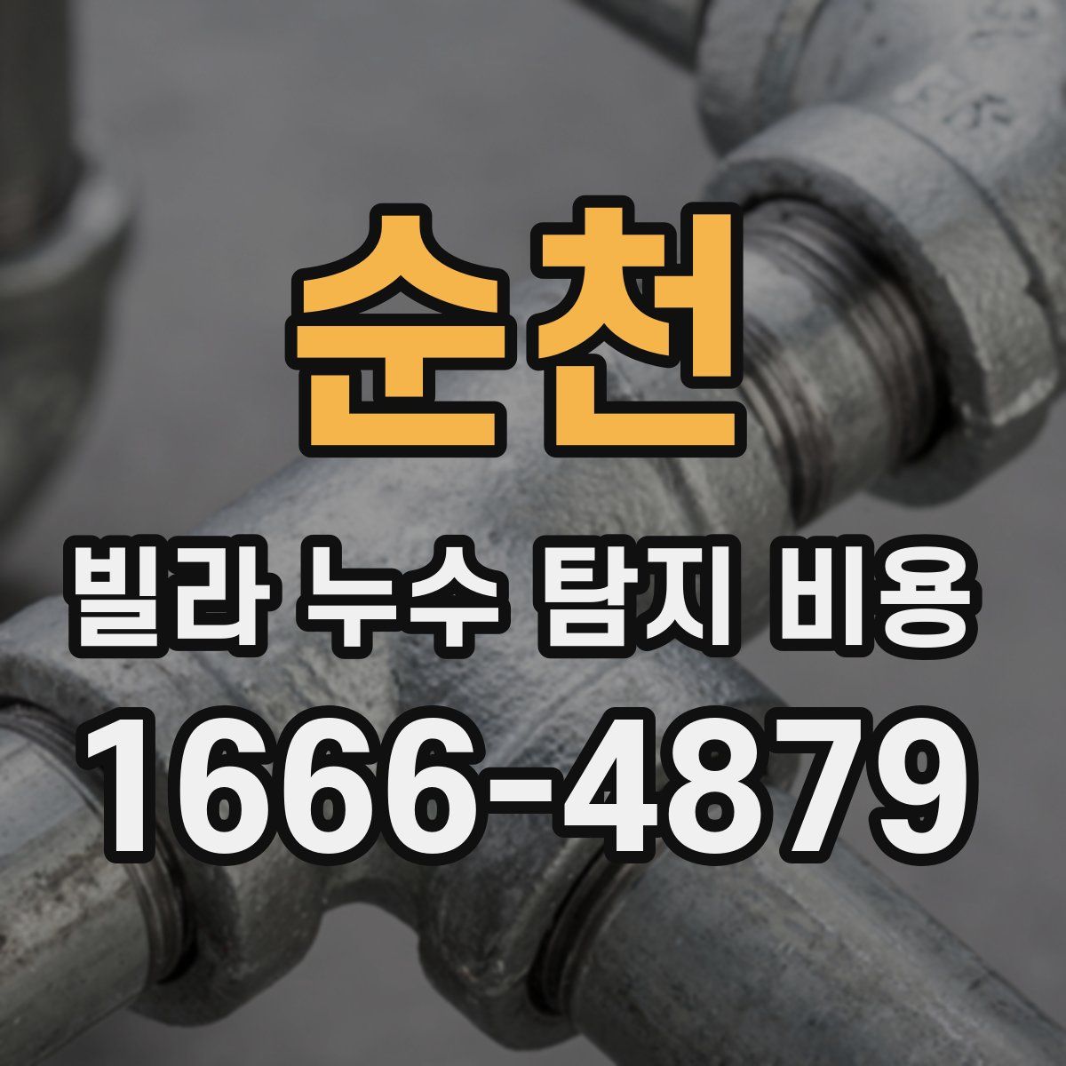 순천 빌라 누수 탐지 비용