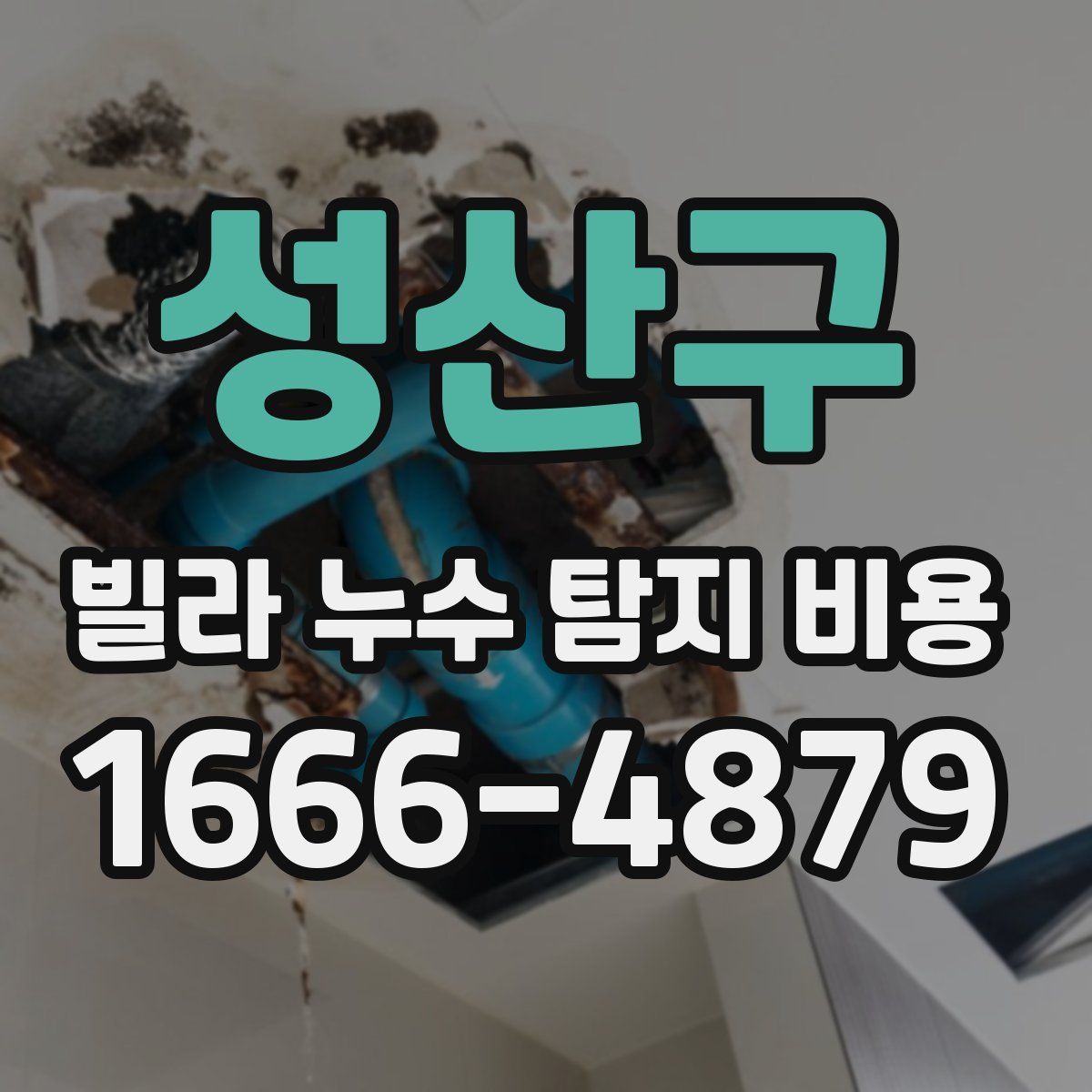 성산구 빌라 누수 탐지 비용