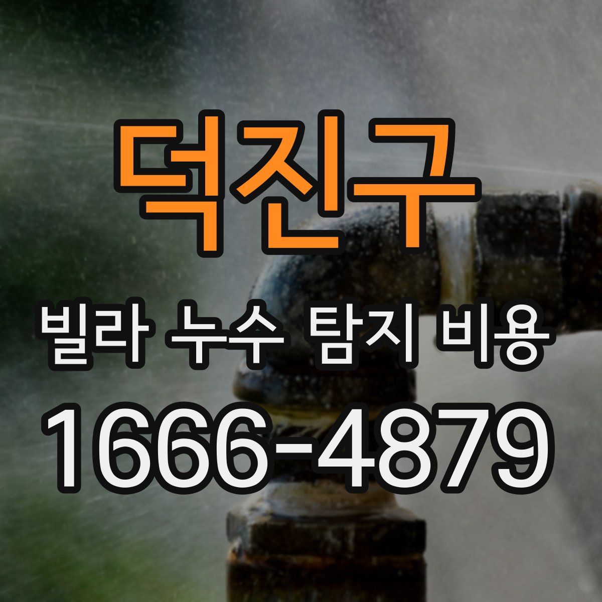 덕진구 빌라 누수 탐지 비용