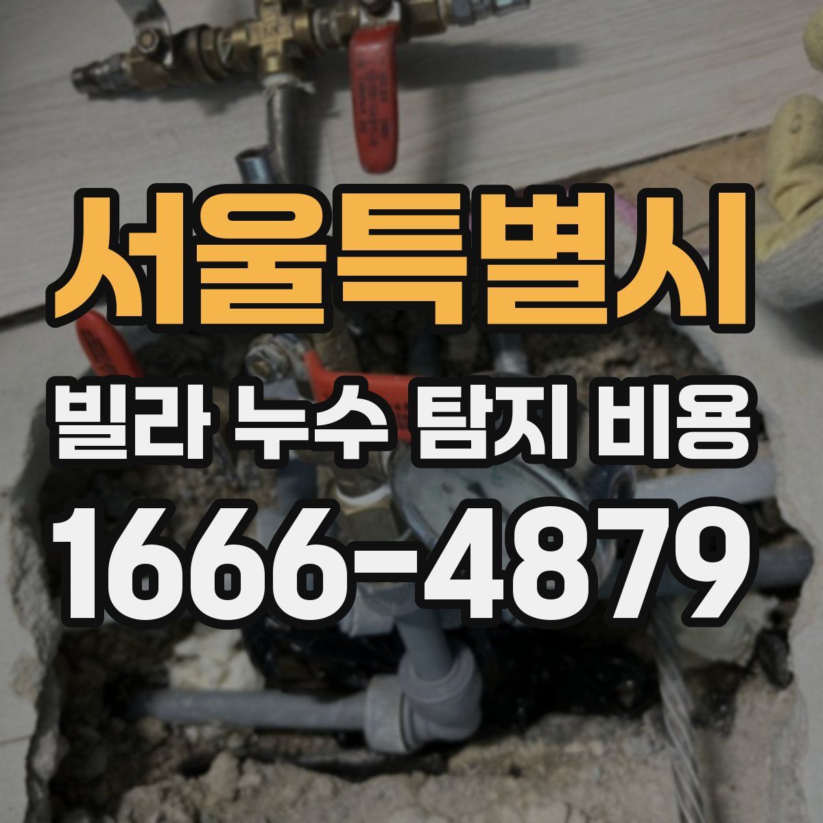 서울특별시 빌라 누수 탐지 비용