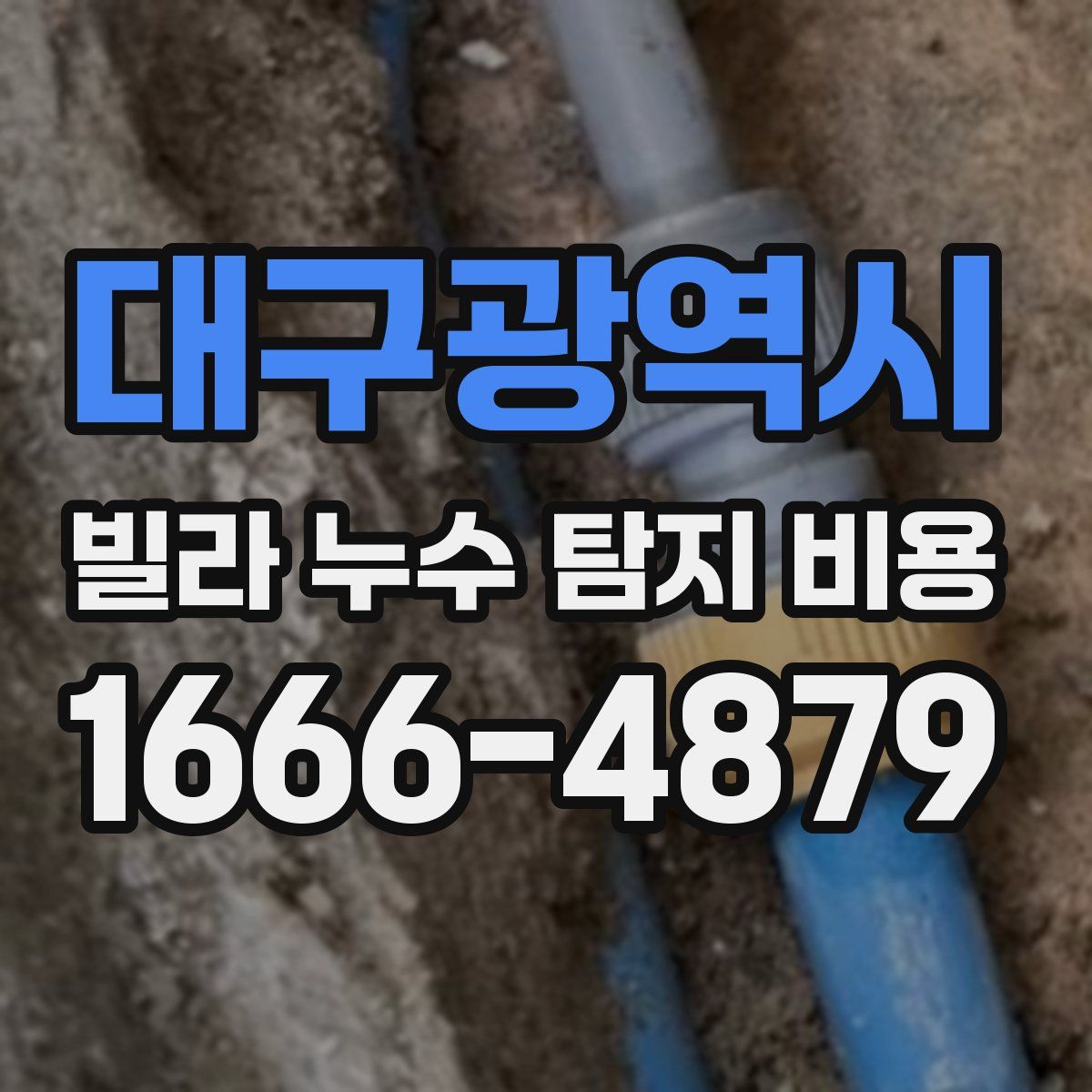 대구광역시 빌라 누수 탐지 비용