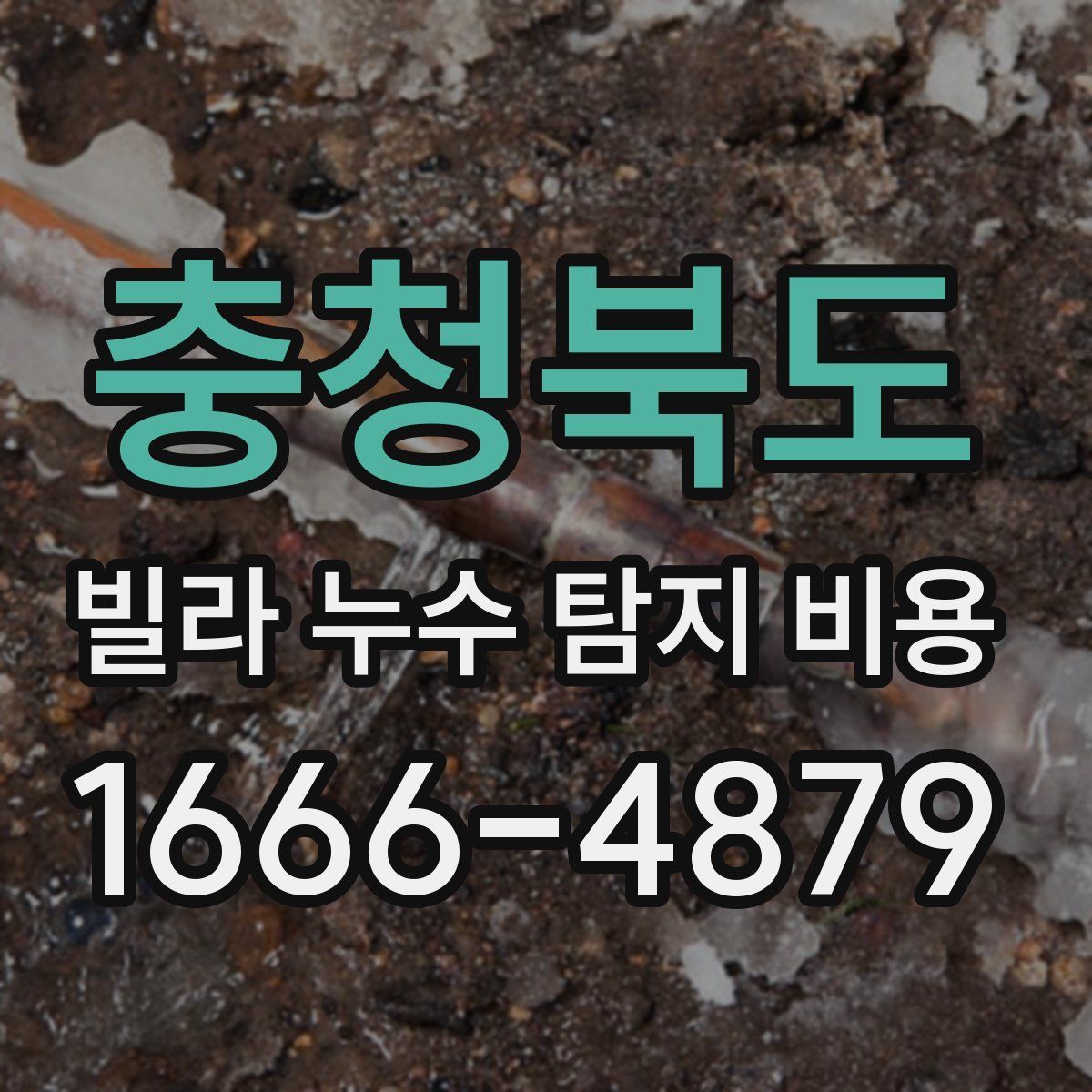 충청북도 빌라 누수 탐지 비용