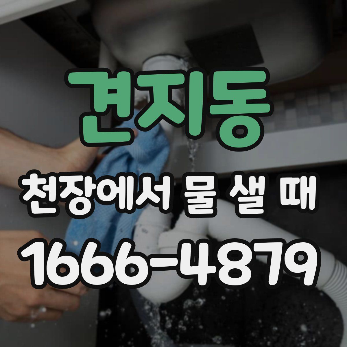 견지동 천장에서 물 샐 때