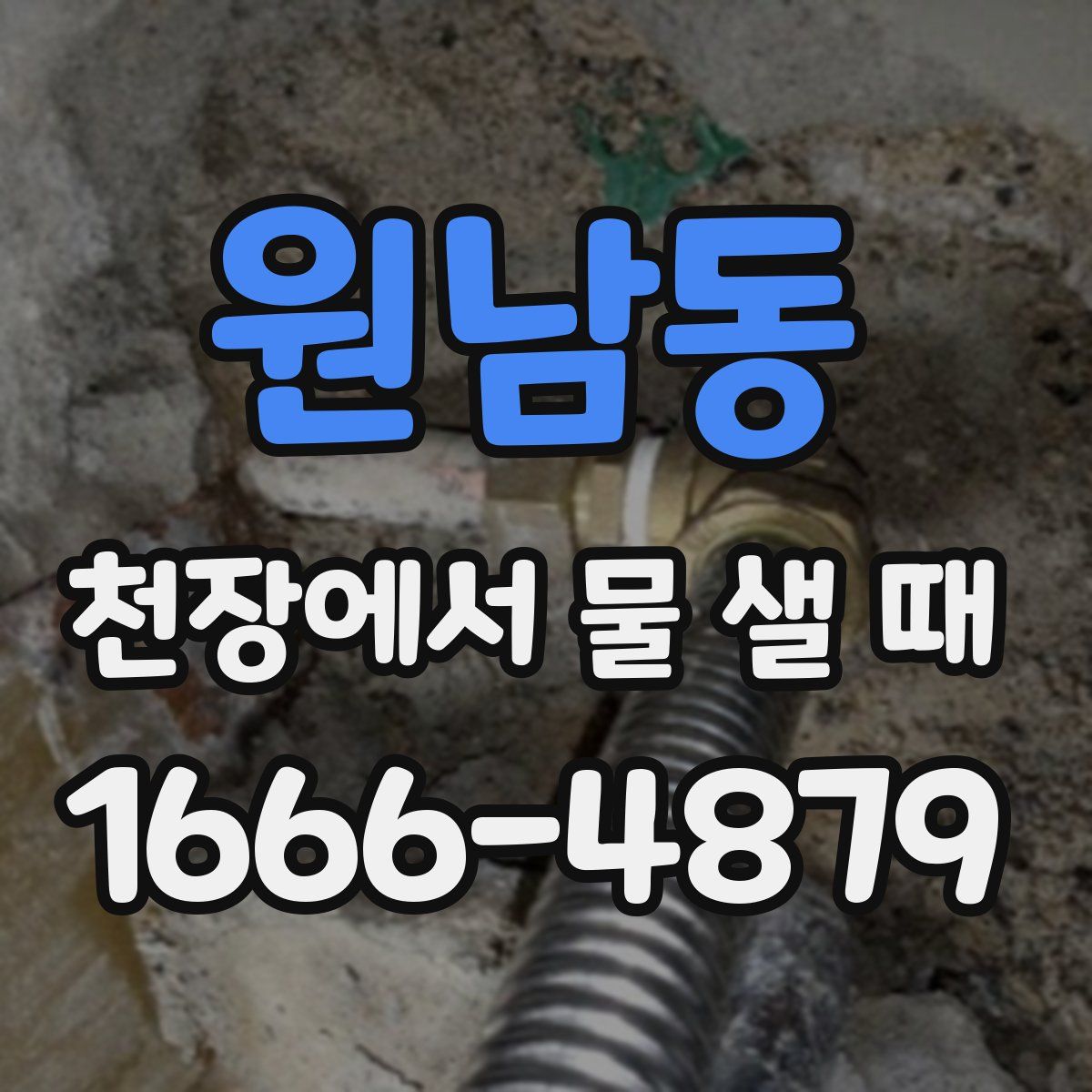 원남동 천장에서 물 샐 때