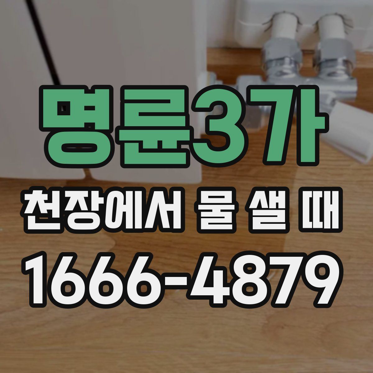 명륜3가 천장에서 물 샐 때