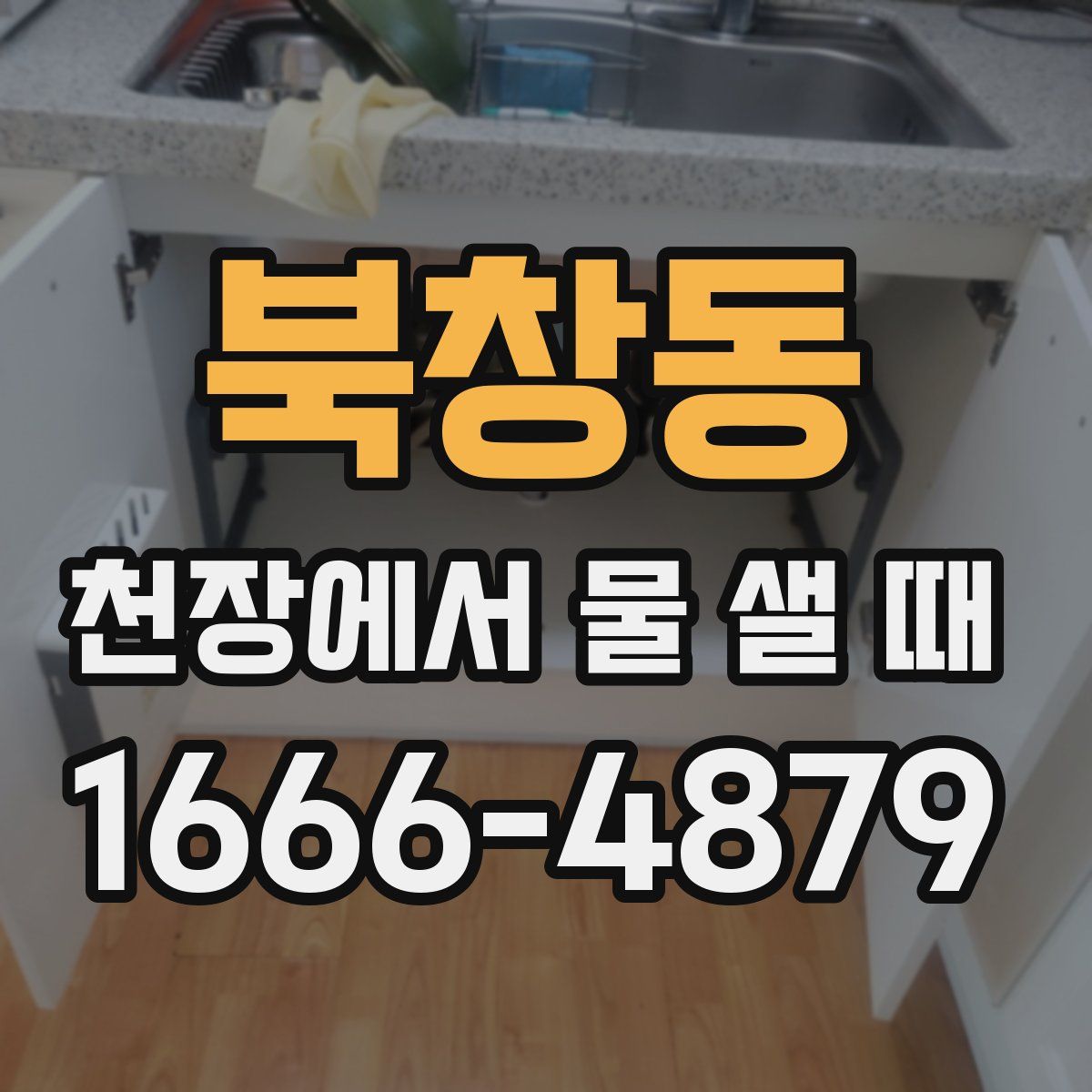 북창동 천장에서 물 샐 때