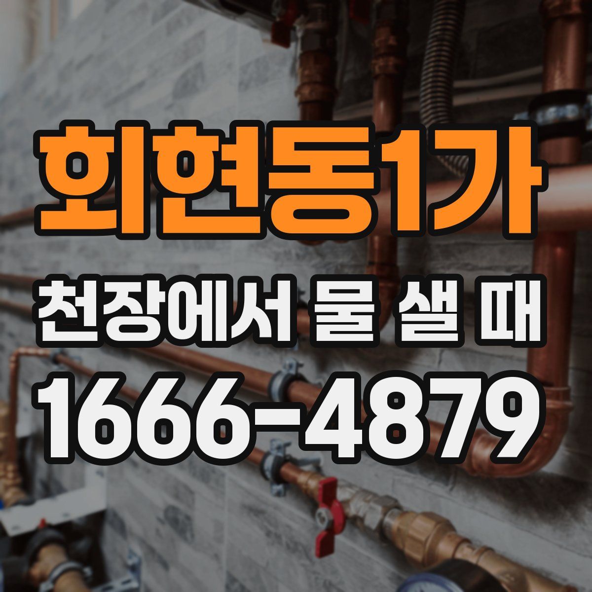 회현동1가 천장에서 물 샐 때