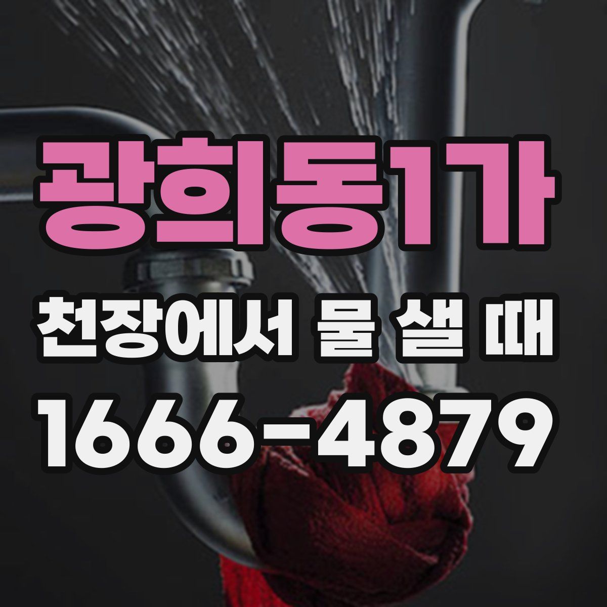 광희동1가 천장에서 물 샐 때