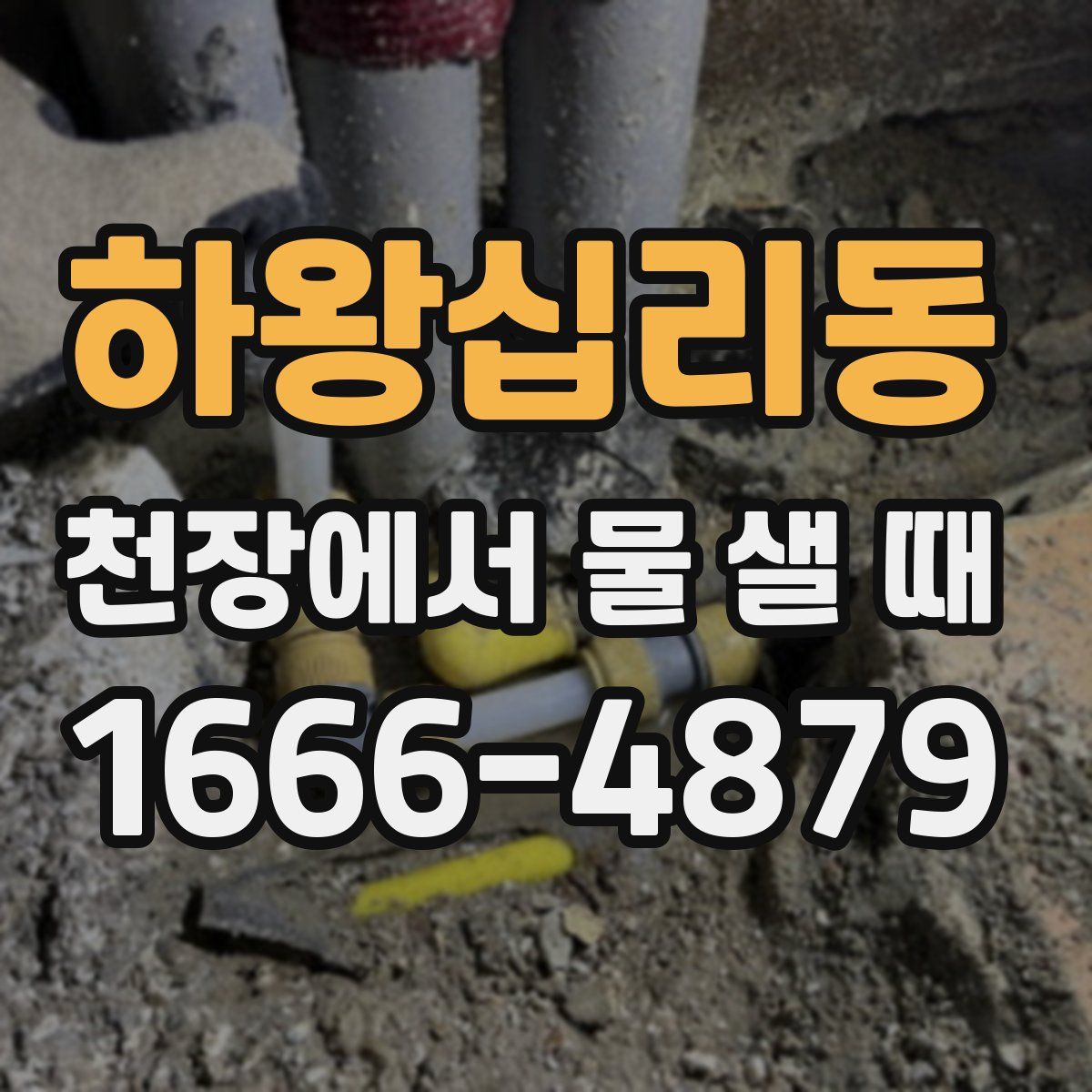 하왕십리동 천장에서 물 샐 때