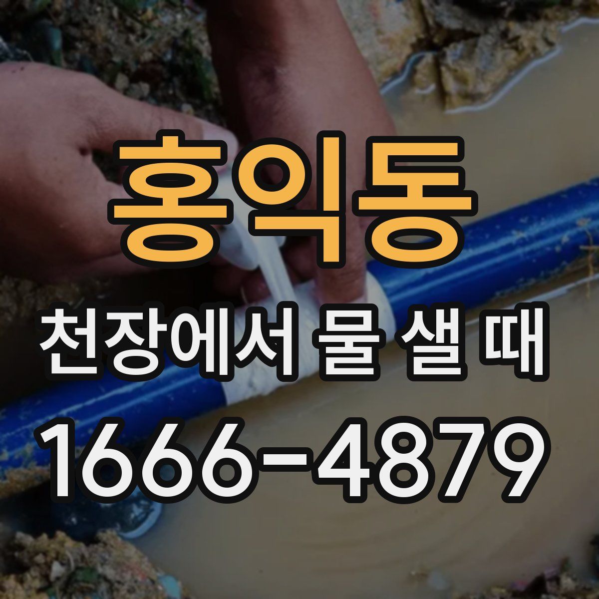 홍익동 천장에서 물 샐 때