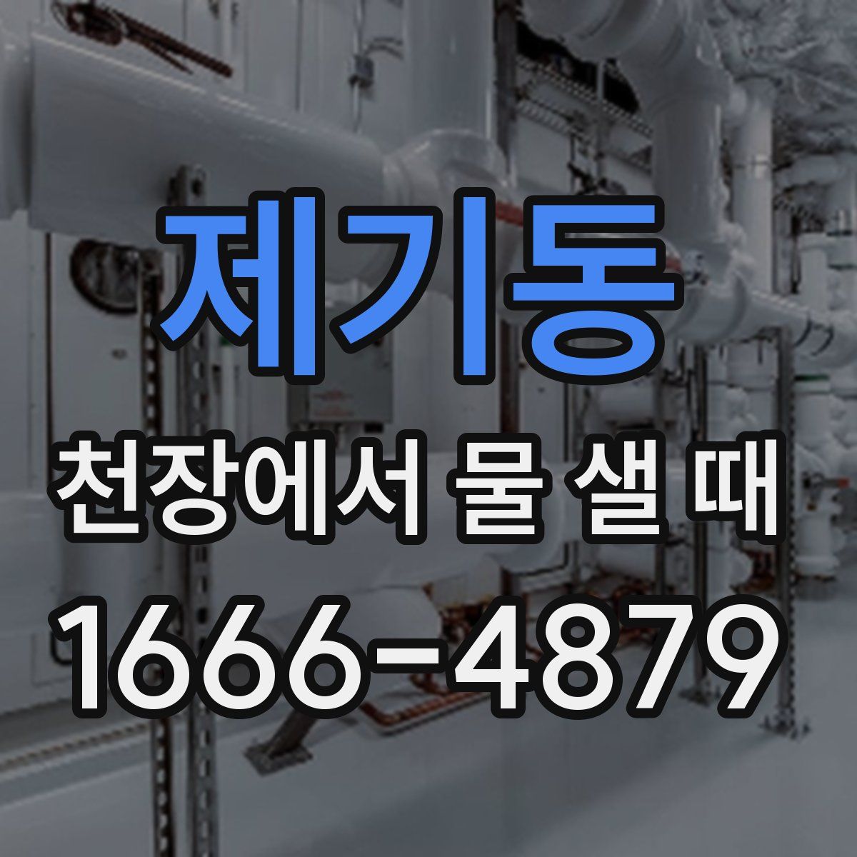제기동 천장에서 물 샐 때