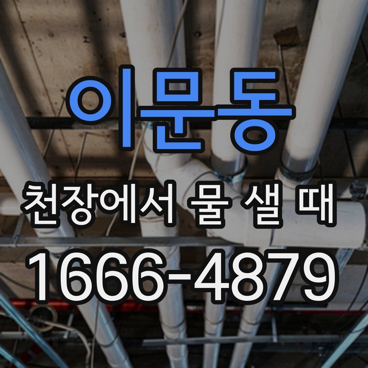 이문동 천장에서 물 샐 때