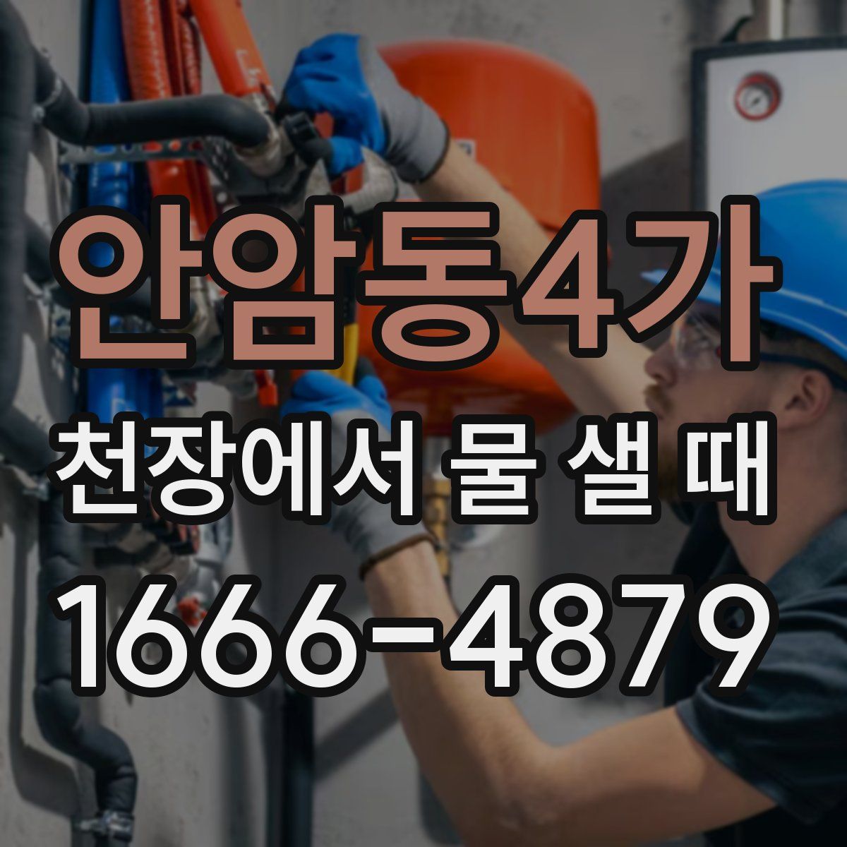 안암동4가 천장에서 물 샐 때