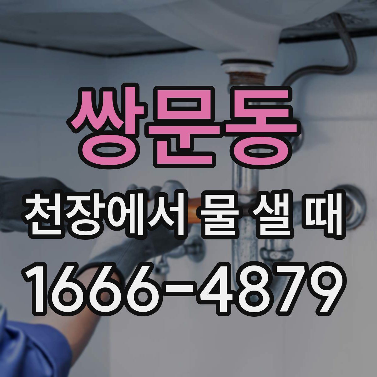 쌍문동 천장에서 물 샐 때