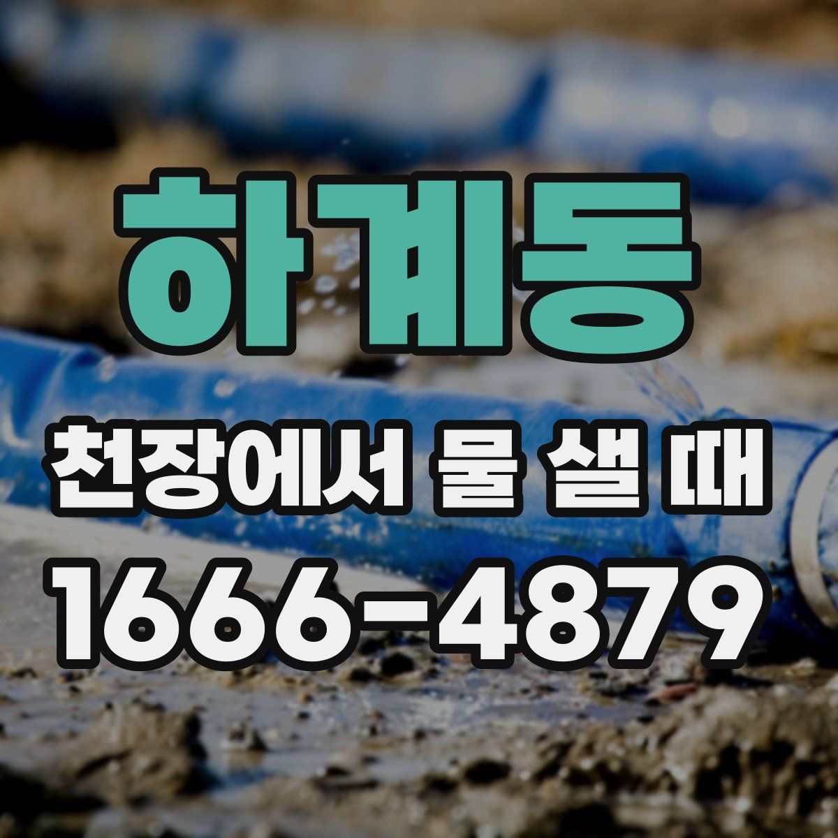 하계동 천장에서 물 샐 때