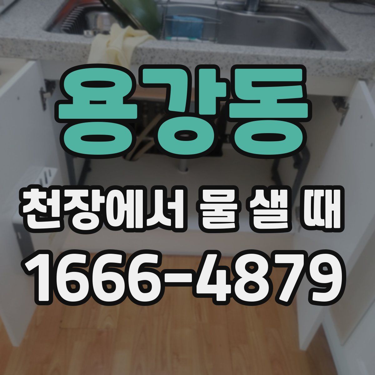 용강동 천장에서 물 샐 때
