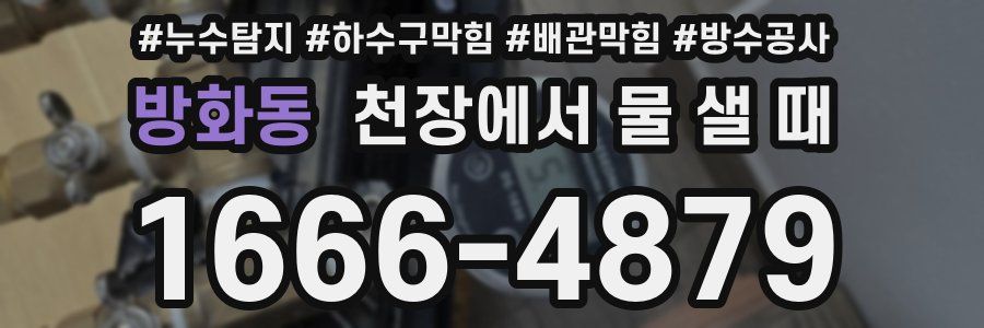 방화동 천장에서 물 샐 때