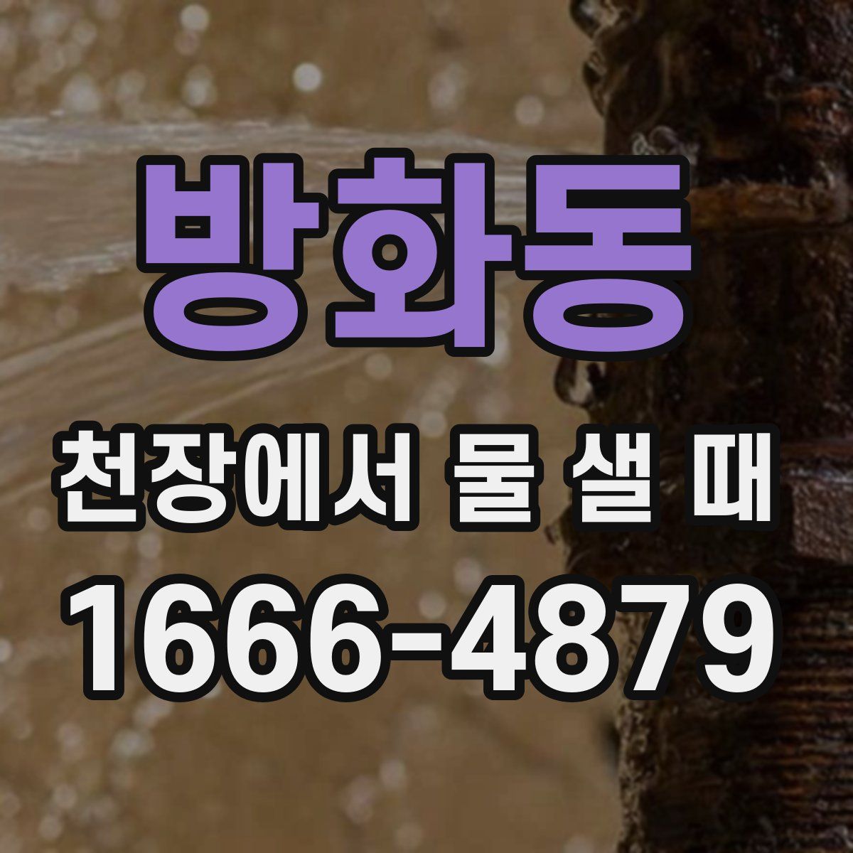 방화동 천장에서 물 샐 때