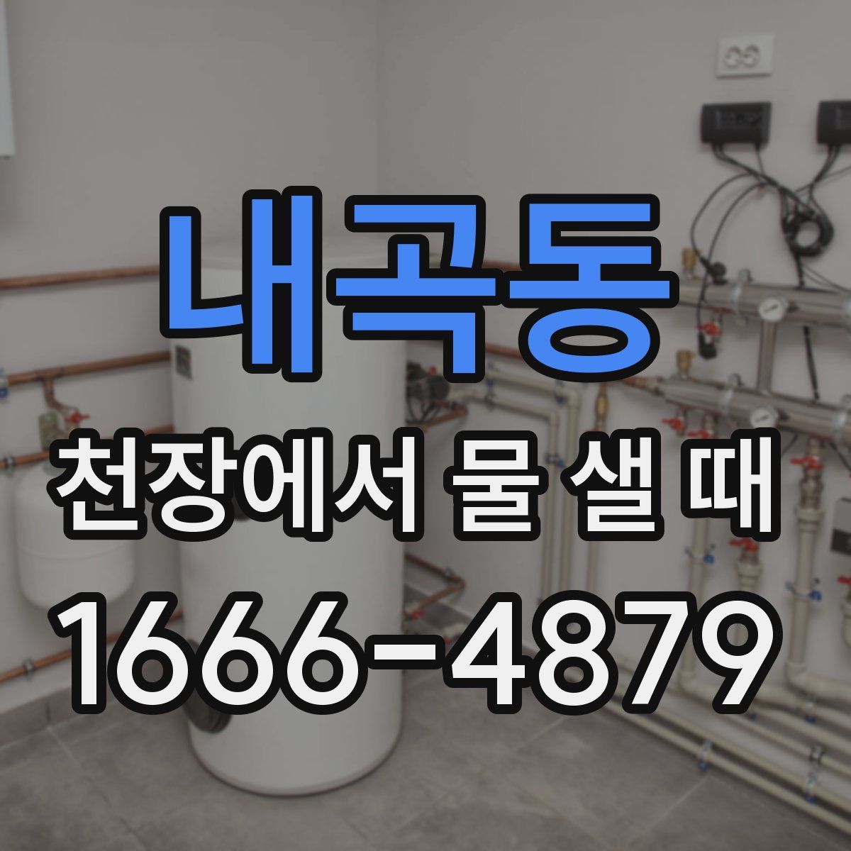내곡동 천장에서 물 샐 때
