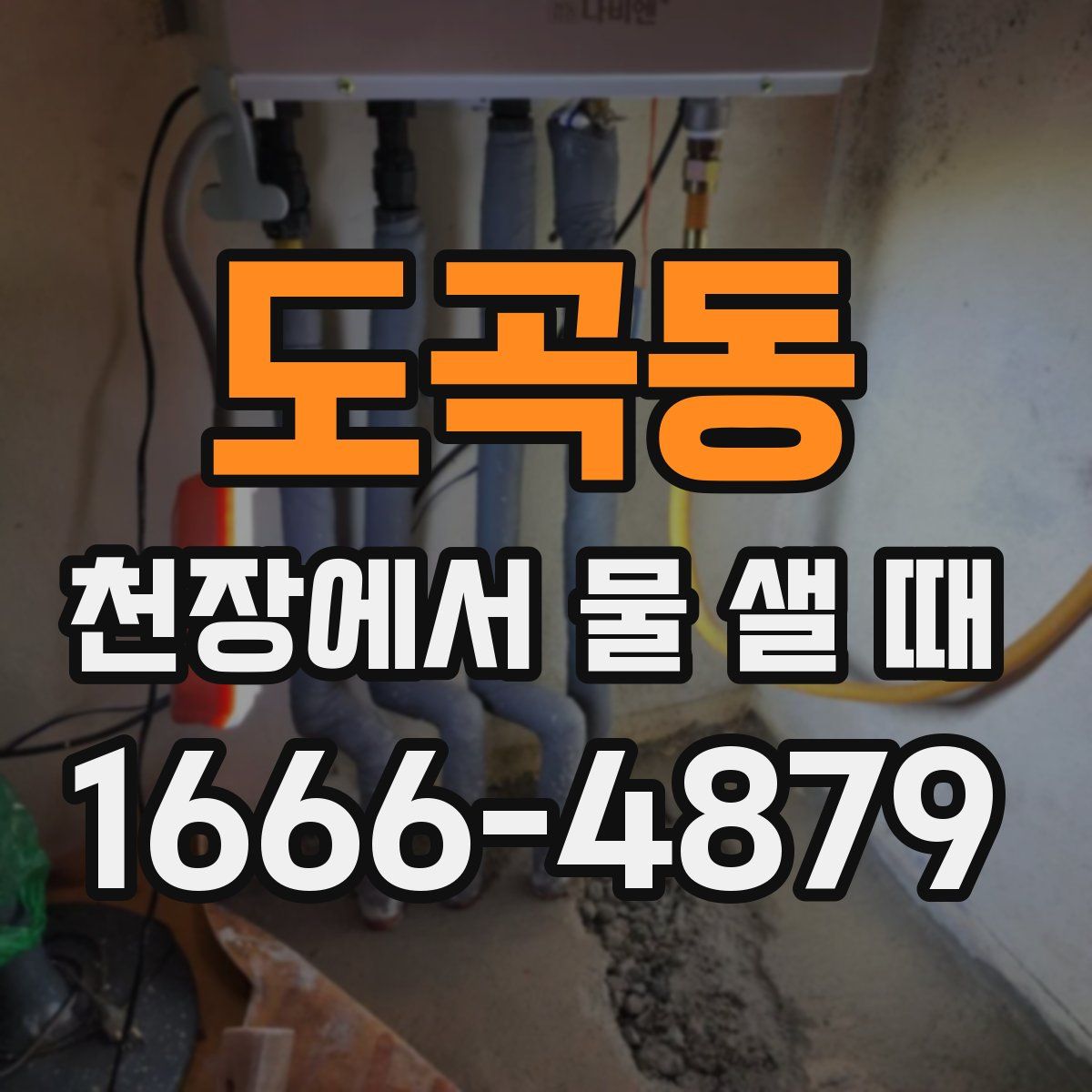 도곡동 천장에서 물 샐 때