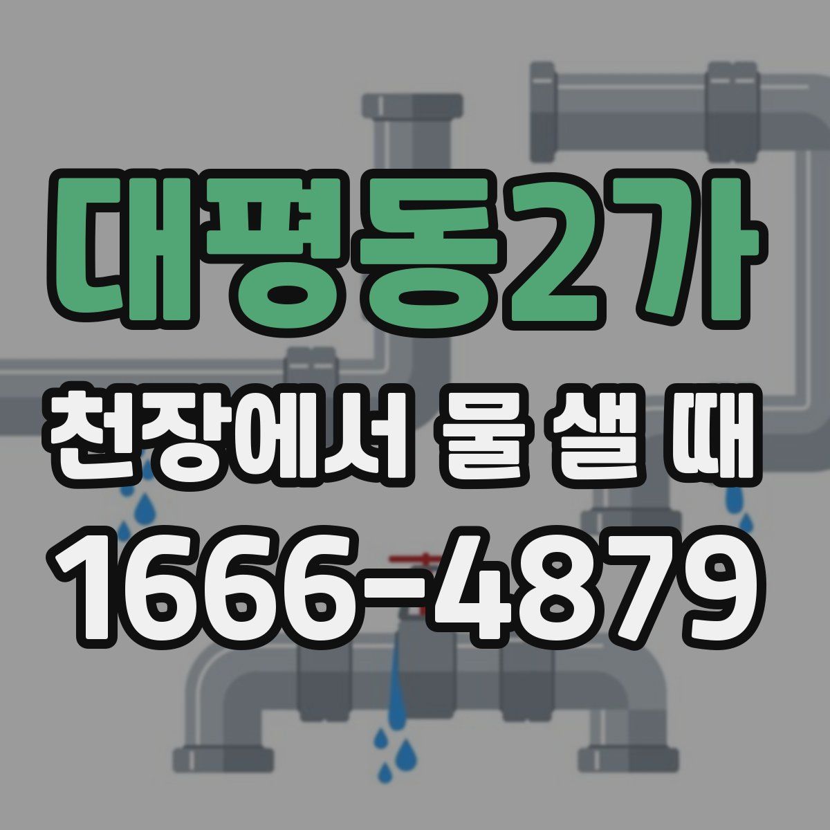 대평동2가 천장에서 물 샐 때