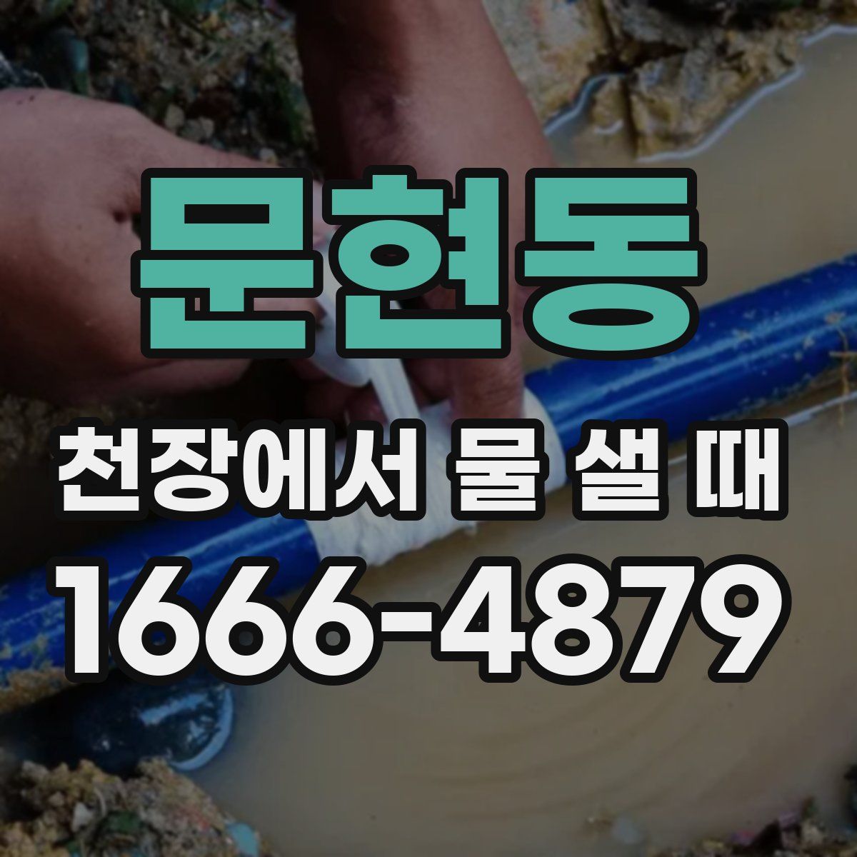 문현동 천장에서 물 샐 때