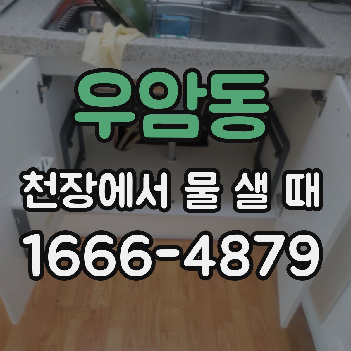 우암동 천장에서 물 샐 때