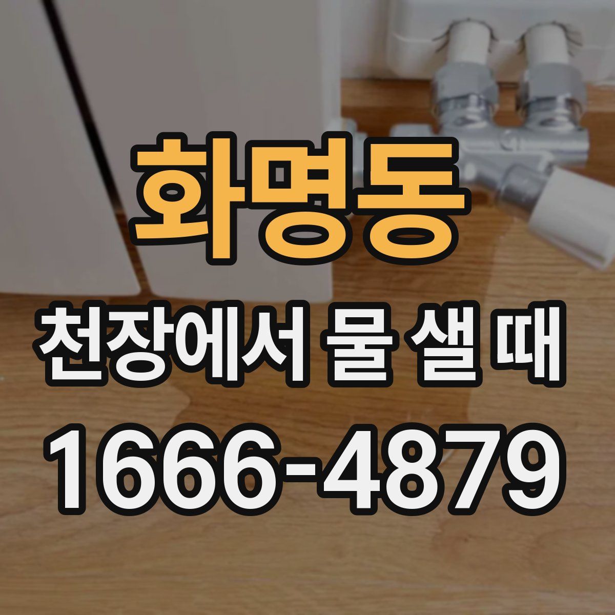 화명동 천장에서 물 샐 때