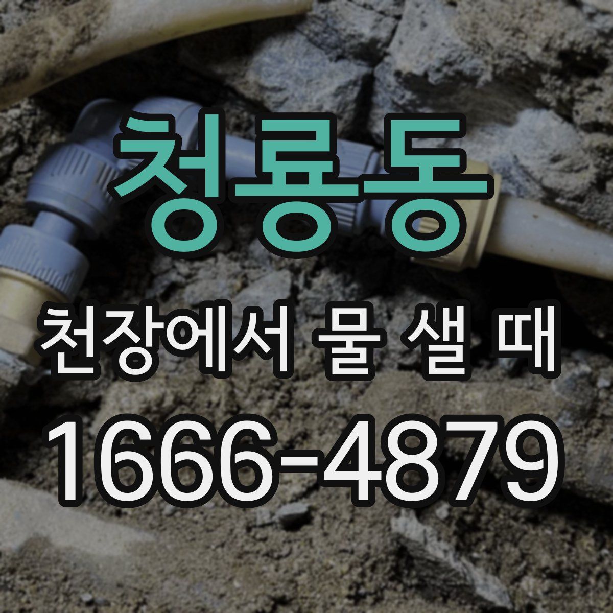 청룡동 천장에서 물 샐 때