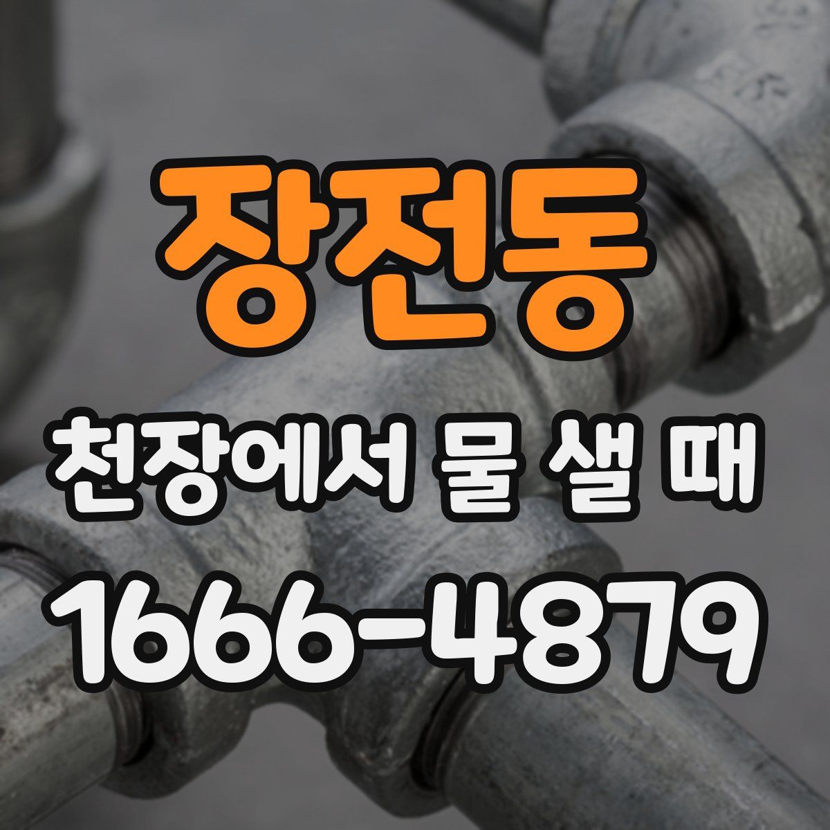 장전동 천장에서 물 샐 때