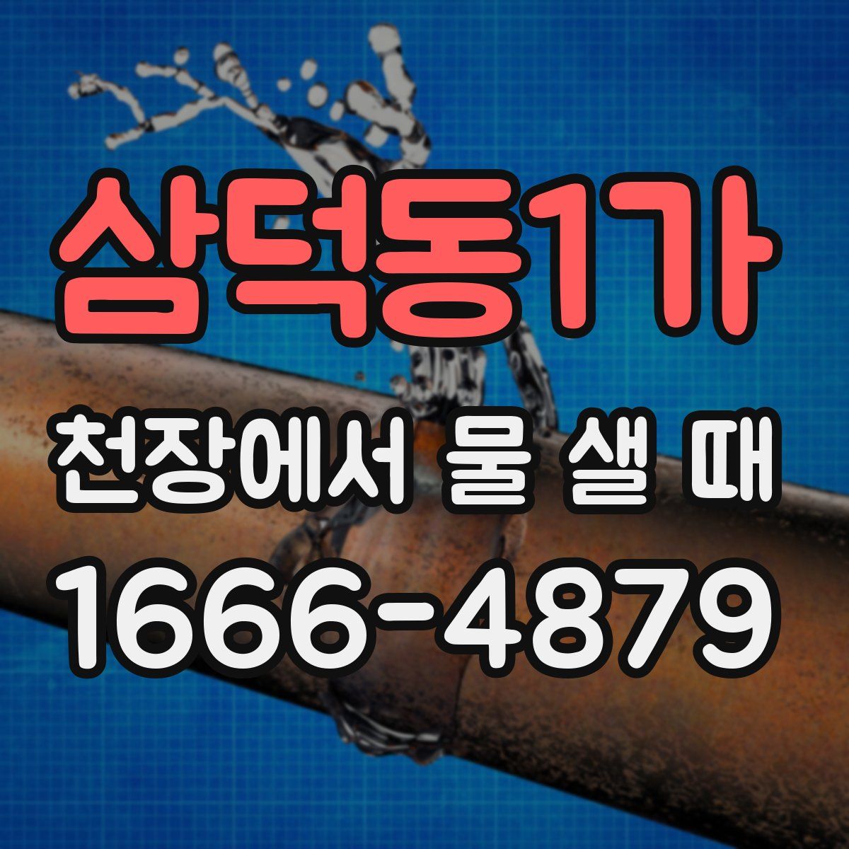 삼덕동1가 천장에서 물 샐 때