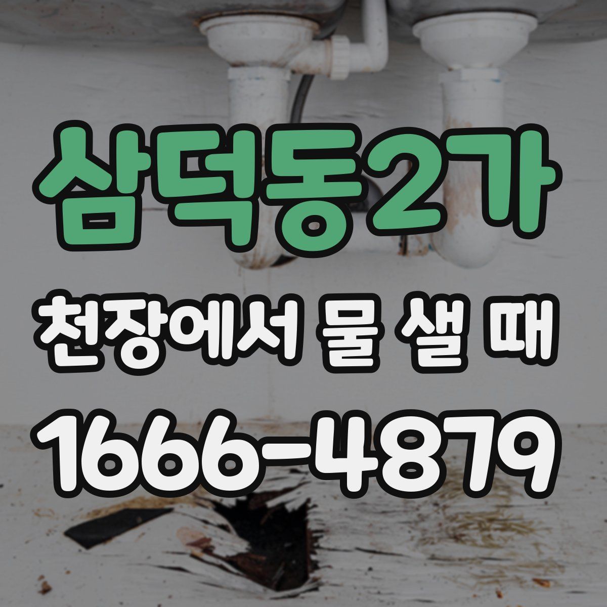 삼덕동2가 천장에서 물 샐 때