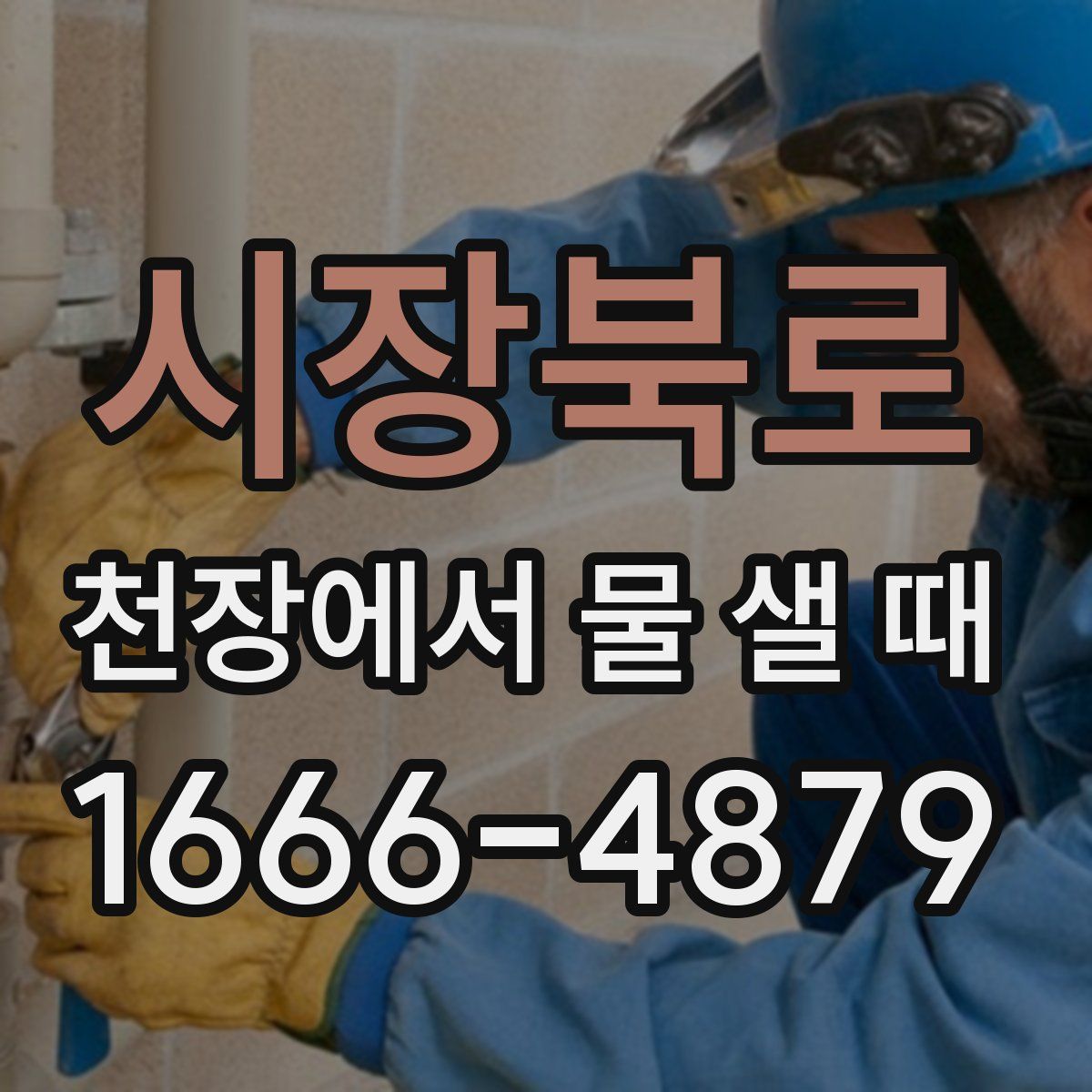 시장북로 천장에서 물 샐 때