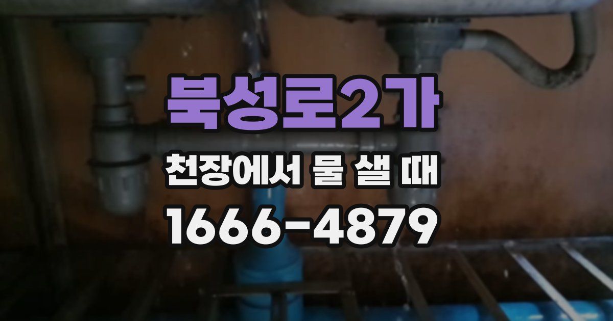 북성로2가 천장에서 물 샐 때