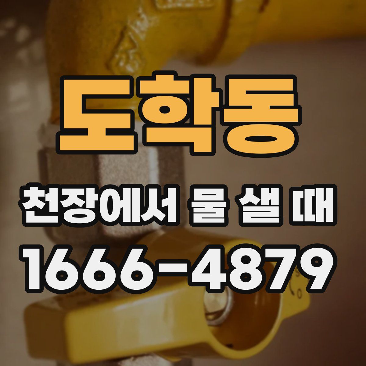 도학동 천장에서 물 샐 때