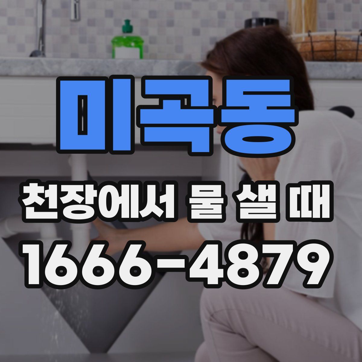 미곡동 천장에서 물 샐 때