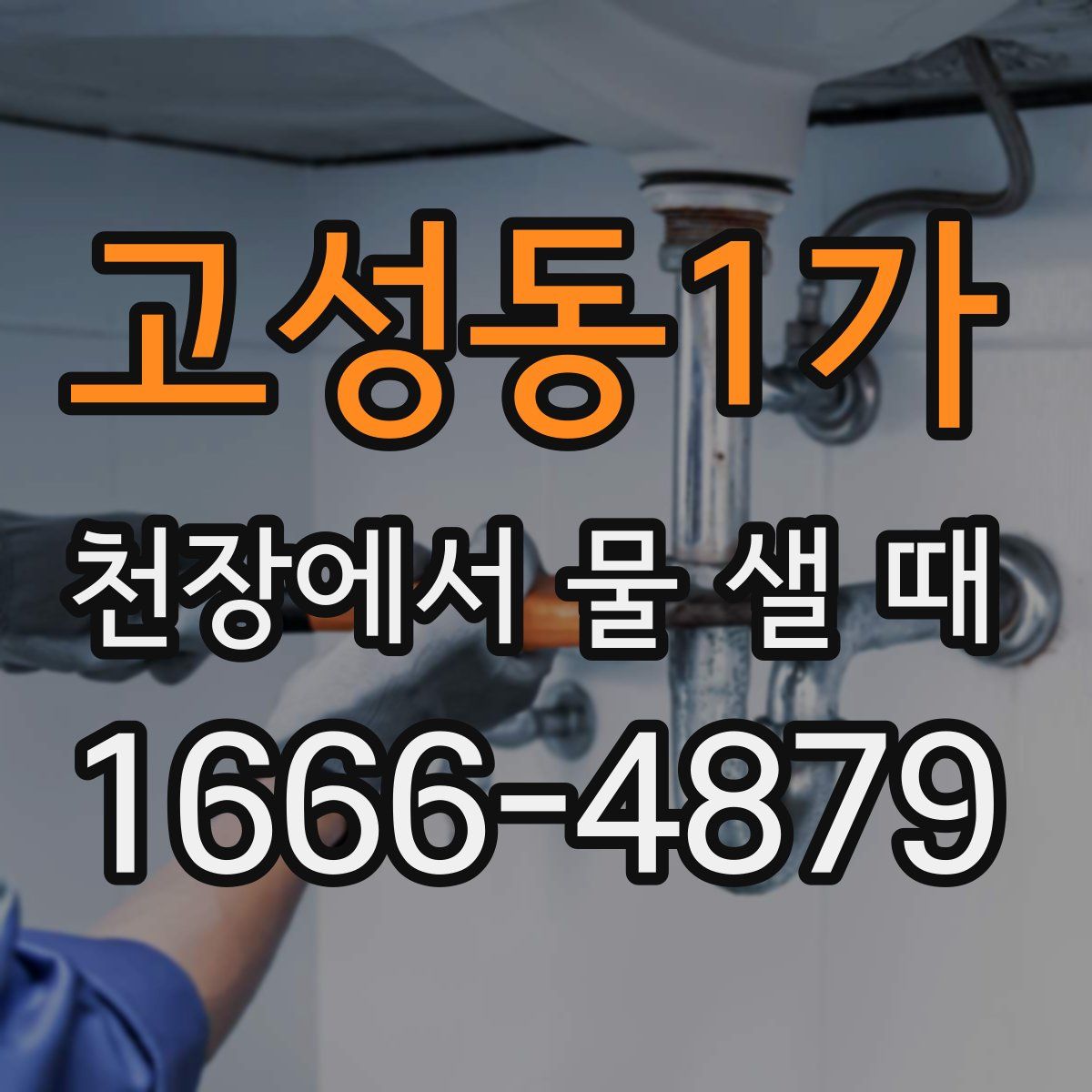 고성동1가 천장에서 물 샐 때