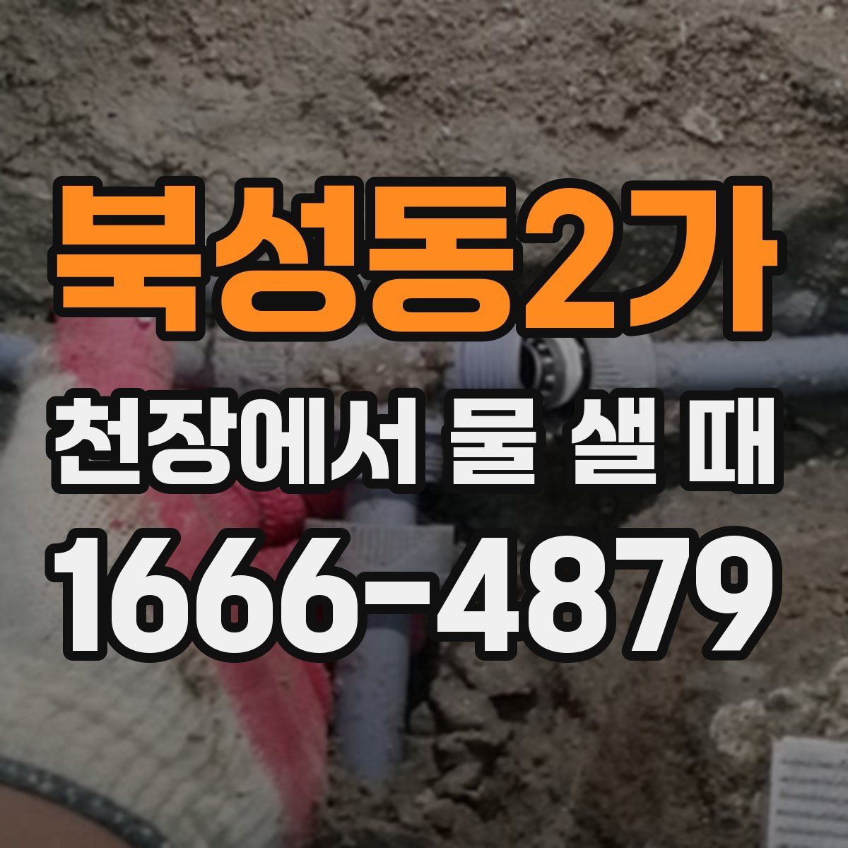 북성동2가 천장에서 물 샐 때