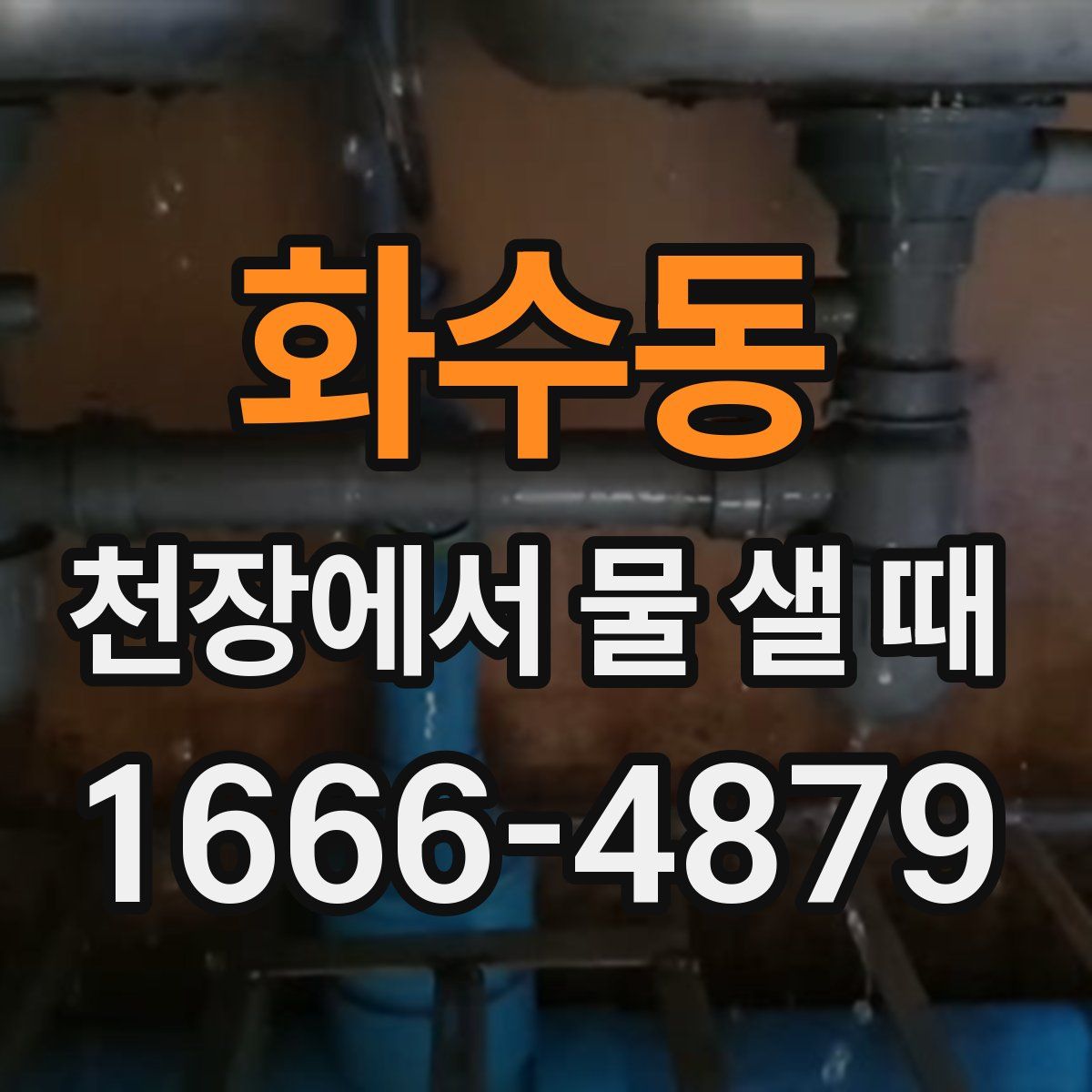 화수동 천장에서 물 샐 때