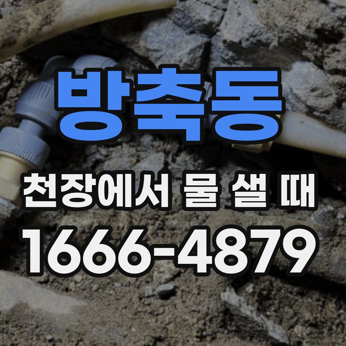 방축동 천장에서 물 샐 때