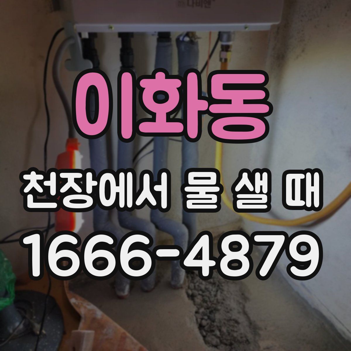 이화동 천장에서 물 샐 때