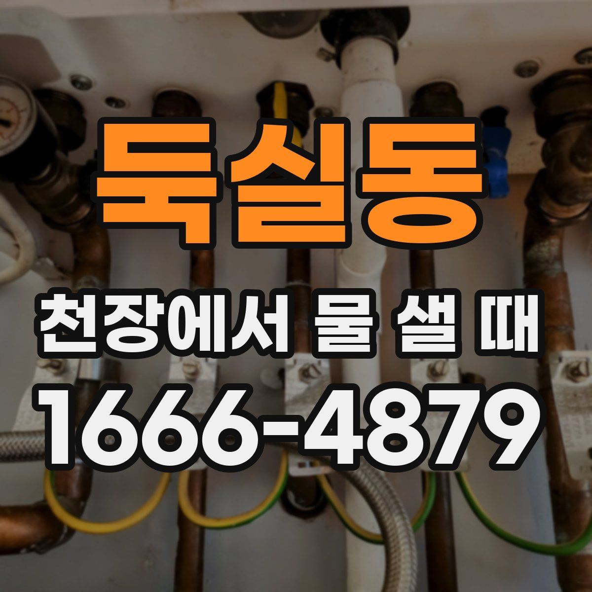 둑실동 천장에서 물 샐 때