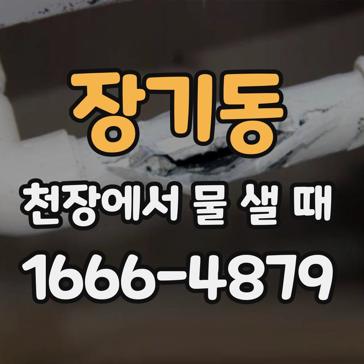 장기동 천장에서 물 샐 때