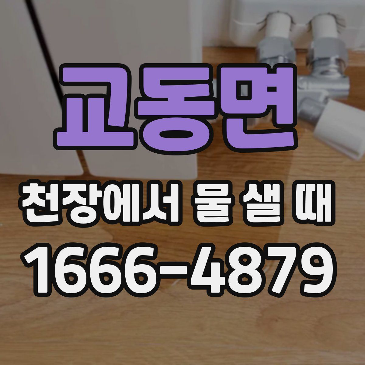 교동면 천장에서 물 샐 때