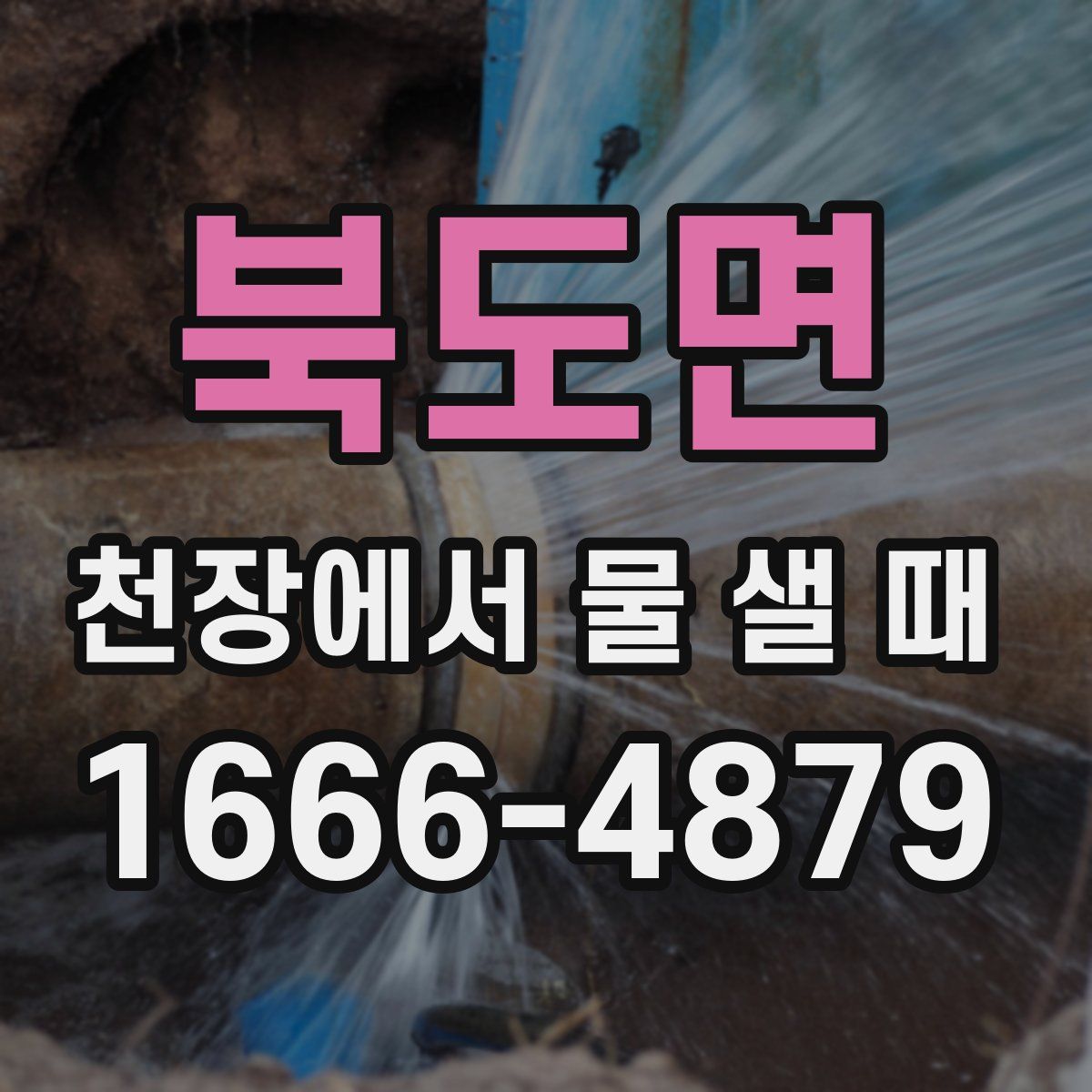 북도면 천장에서 물 샐 때