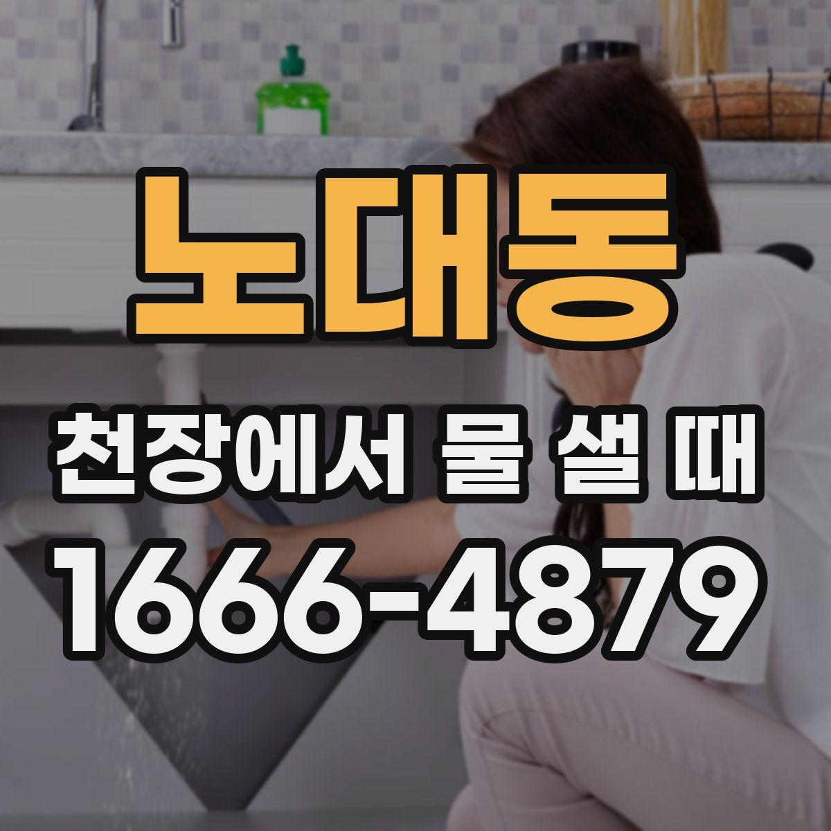 노대동 천장에서 물 샐 때