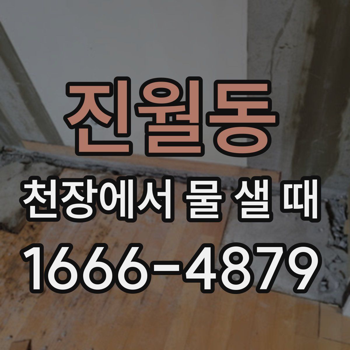 진월동 천장에서 물 샐 때